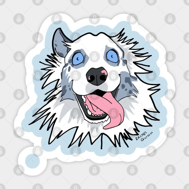 Border Collie Mania Sticker by ApolloOfTheStars